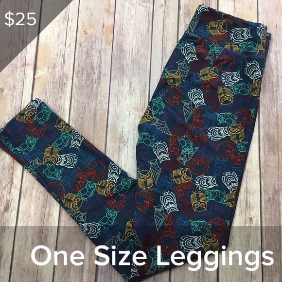 LuLaRoe Pants - UNICORN- OWL LuLaRoe One Size Leggings
